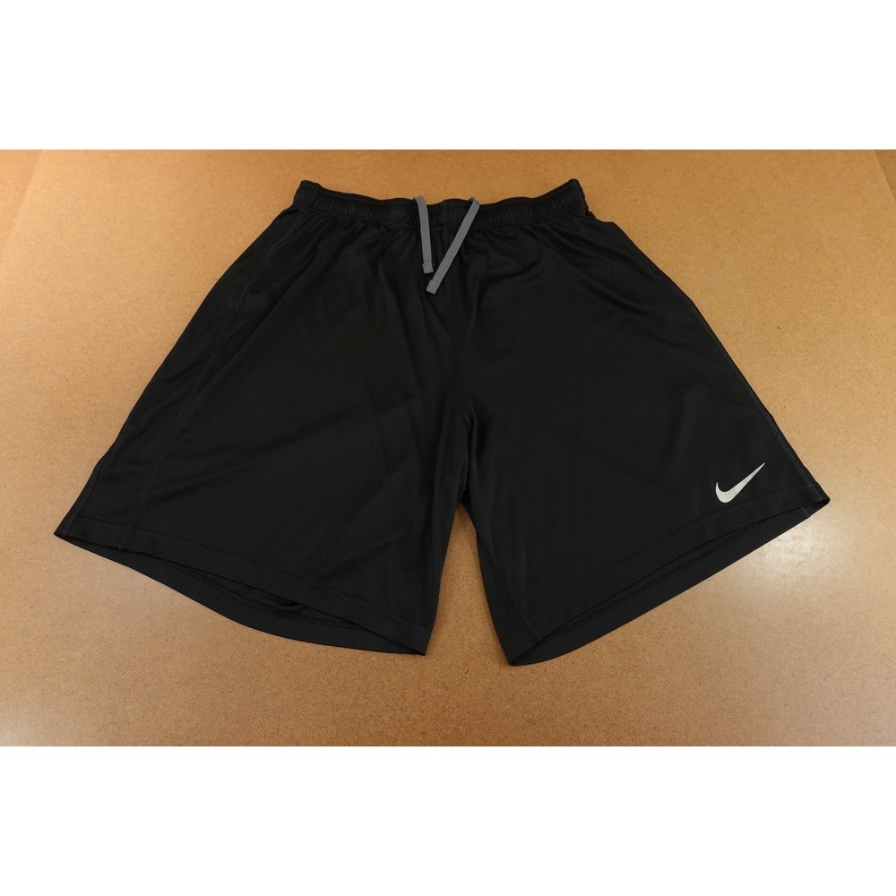 Nike Dri Fit Mens Size Small Black Drawstring 9" Inseam Athletic Shorts